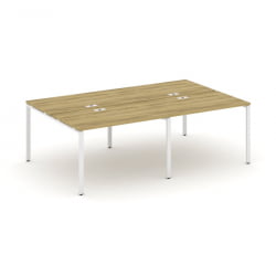 Рабочая станция двухсторонняя на 4 места CONCEPT CN.DRS-006 Дуб Винченцо Белый