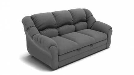 Диван Хост (ЗР) Цвет фасада: Светло серый; Тип: Прямой; Материал фасада: Металл/Велюр