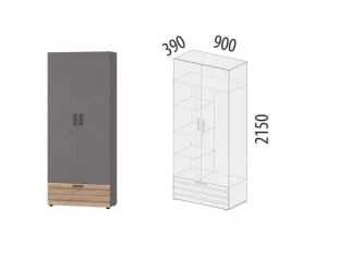 Бельевой шкаф Денвер 401.02