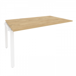 Проходной наборный элемент переговорного стола ONIX O.MP-NPRG-4 Тиквуд Светлый/Белый