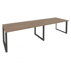 Стол переговорный (2 столешницы) ONIX O.MO-PRG-2.4 Дуб Аризона/Антрацит