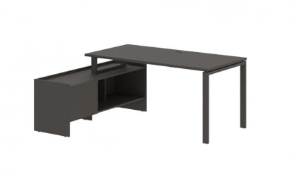 Стол с тумбой EDIS EUCT 17814 Мокко