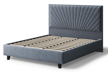 Кровать Леона, 2000x1600мм, серый