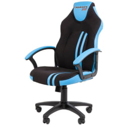 Геймерское кресло CHAIRMAN GAME 26 NEW Черный-голубой