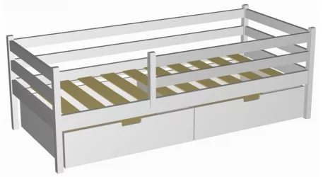 Ящик для детской кровати RooRoom VK-7 Белые