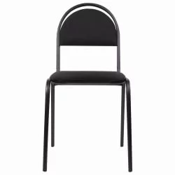 Офисный стул РС00М черный каркас ткань Черный