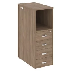 Тумба 4 ящика завершающая, правая ОНИКС О.Р-ТВ-4(Р) Дуб Аризона / ONIX O.R-TV-4(R)