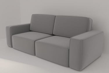 Диван велюр Сунндал (Berhouse) Цвет фасада: Левис 09 велюр; Тип: Прямой; Материал фасада: Металл/Велюр