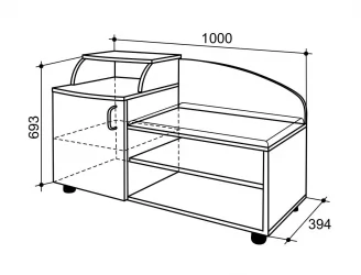 Обувница Хит Венге