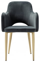 Кресло Ледгер К Диаг грей/нат.дуб / Ledger Diag grey/нат.дуб