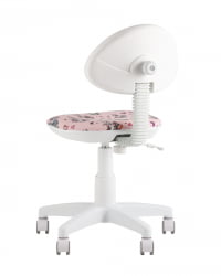 Кресло компьютерное детское УМКА Girls пластик белый
