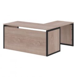 Стол письменный угловой левый XTEN-QP XQPCT 1615H L Дуб Сонома Антрацит