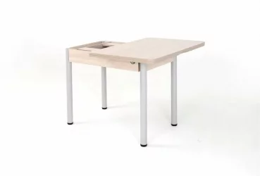 Маленький обеденный стол Прайм-3Р Ясень Шимо светлый