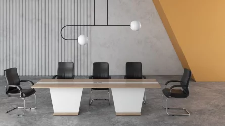 Стол для переговоров ASTI AST33970021 Вяз Белый