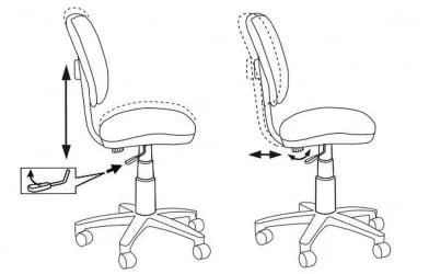Кресло детское Бюрократ CH-W204NX (пластик белый) Салатовый 15-118