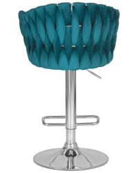Стул барный DOBRIN MARCEL (морской волны велюр (MJ9-99)) 2 шт