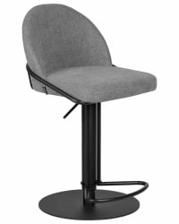Стул барный DOBRIN OLIVER (серая ткань (FLY1347-17))