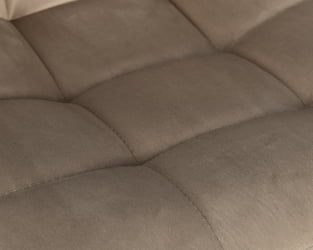 Стул барный DOBRIN NICOLE (черные матовые ножки, мокко велюр (108-104))