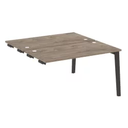 Стол-приставка двойной к опорным элементам ONIX WOOD OW.D.SPR-3.7 Тиквуд Темный/Темный