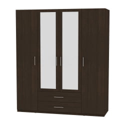 Шкаф распашный R-198х180х45-2-M(Венге)