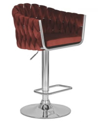 Стул барный DOBRIN MARCEL (винный велюр (MJ9-35)) 2 шт