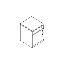 Тумба прикроватная Проспект Гм.ТП-3 венге