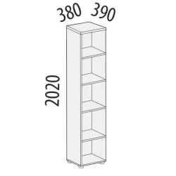 Стеллаж Альфа 62.65