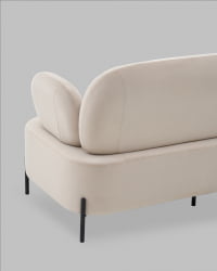 Диван Кэнди 2Д велюр бежевый