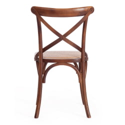 Стул CROSS (mod.CB2001) дерево береза, 49.5*53.5*87, Темный Орех (№5)