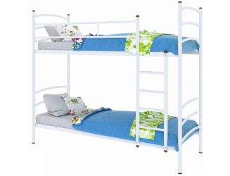 Двухъярусная кровать для девочки Милана Duo 800х1900 Белая