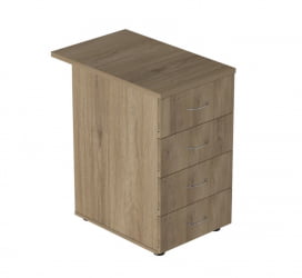 Тумба приставная с замком Р.Т-4.2 ЗЦ Ясень темный