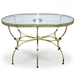 Маленький обеденный стол Прованс овальный 1200ммx800мм h750мм