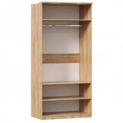 Шкаф двухстворчатый с декоративными накладками Фиджи ЛД 659.232.000 Дуб Золотой Антрацит