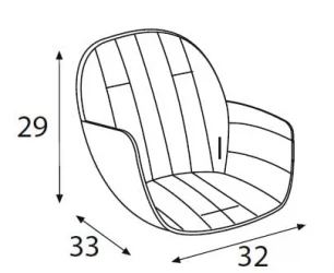 Текстиль в стул Micuna OVO LUXE TX-1646 Pink