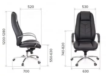 Кресло руководителя Drift Lux M экокожа Бежевый