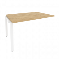 Проходной наборный элемент переговорного стола ONIX O.MP-NPRG-3 Тиквуд Светлый/Белый