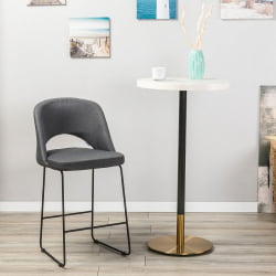 Кресло полубар Lars ПБ темно-серый/Линк