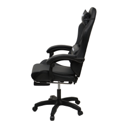 Кресло 908 KINGQUEEN цвет черный с массажем и подсветкой 908-black-mass