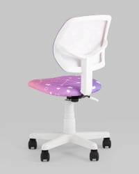 Кресло компьютерное детское ЛОЛО Starry Night пластик белый