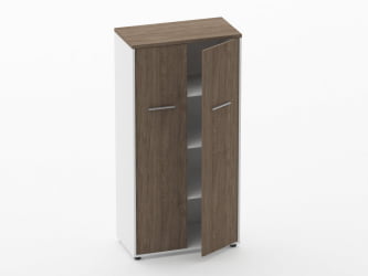 Шкаф 3 широкий закрытый, 2 двери Deka 10.16.141 Дуб Верцаска/Белый