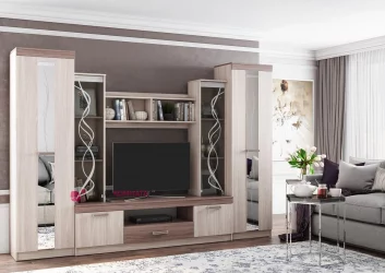 Гостиная Атлантида 2 Б Ясень шимо темный Ясень шимо светлый