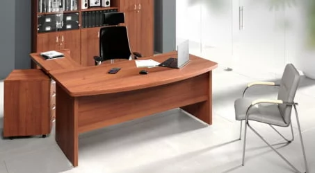 Стол руководителя Танго СТ9-R20 Орех