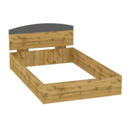 Кровать Алиса(L6)1247х798х2063(ДВ-Графит)