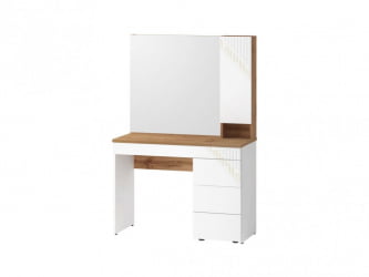 Туалетный столик Монако 903.06 Дуб Вотан / Белый шпон / Альпийский белый