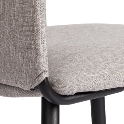 Стул La Rousse NEW, ткань рогожка, серый/черный, 3M 16/2, 45x55x93 см