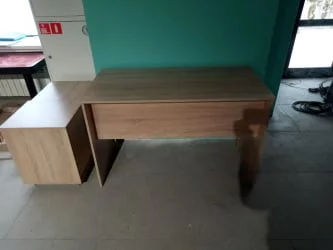 Стол для персонала S-1200 (Дуб Cонома светлый)