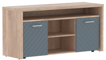 Тумба с фригобаром Torr LUX TLTF-3D Дуб Каньон Серо-голубой