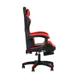Геймерское кресло 1206 KINGQUEEN цвет черный/красный с массажем 1206-black-red-mass