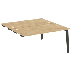 Стол-приставка двойной к опорным элементам ОНИКС ВООД ОВ.Д.СПР-4.8 Тиквуд Светлый/Темный / ONIX WOOD OW.D.SPR-4.8