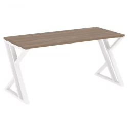 Стол рабочий LOFT VR.L-SRZ-4.7 Металл белый Дуб Аризона